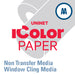 iColor Clear Window Cling Sheet and Banner Pack