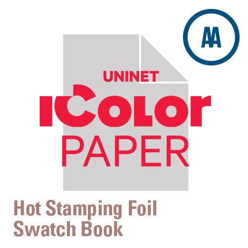 iColor Hot Stamping Foil Swatch Book cover