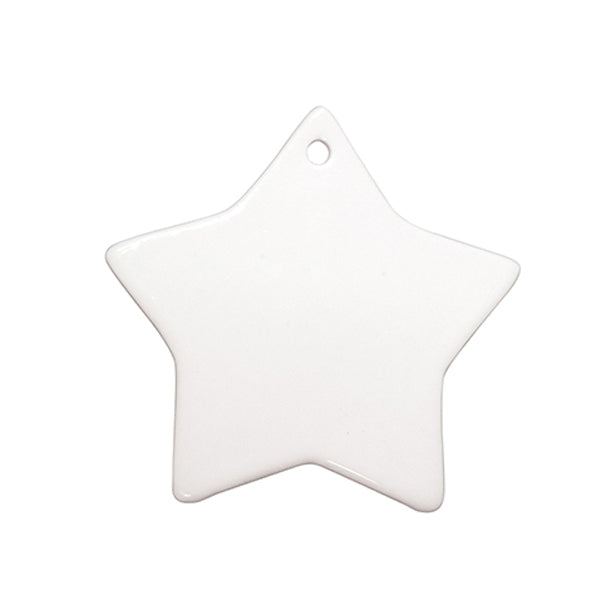 AA Print Supply Sublimation Ornaments-Ceramic Star