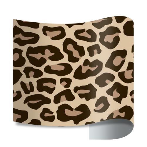 CLASSIC Camo Pattern in Brown Adhesive Vinyl or HTV Heat Transfer Vinyl  Desert Camouflage Print